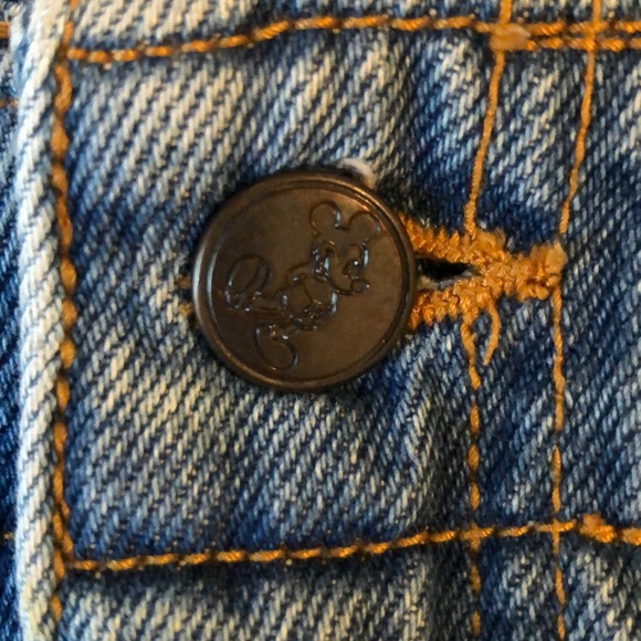 Vintage Disney Minnie Mouse Denim Pencil Skirt - Picture 6 of 8